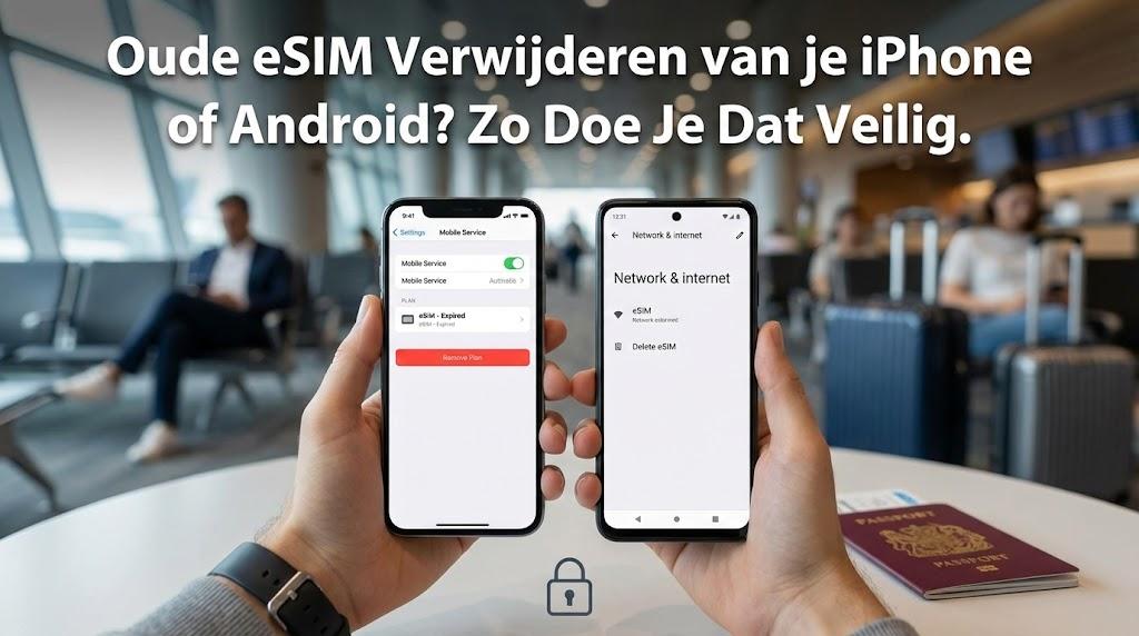 Oude eSIM Verwijderen van je iPhone of Android? Zo Doe Je Dat Veilig.