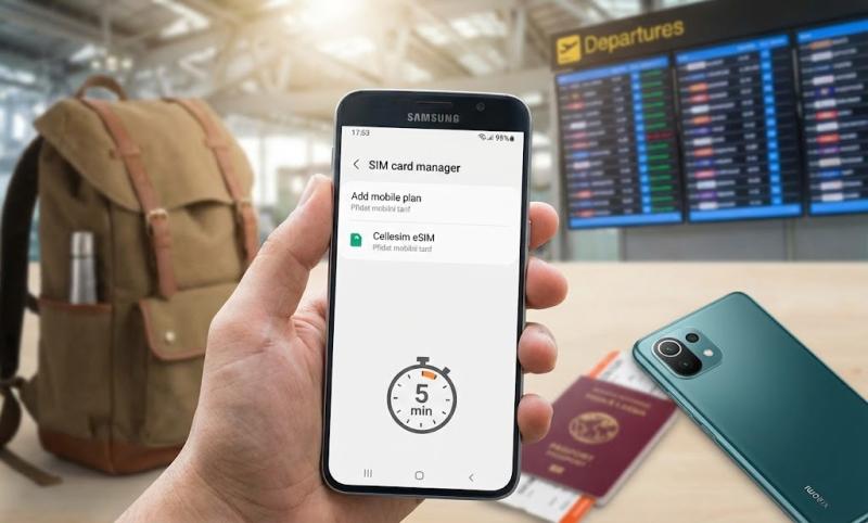 Jak nastavit eSIM na Androidu (Samsung, Xiaomi) během 5 minut?