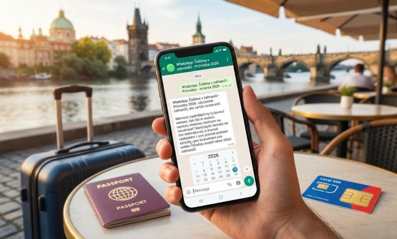Jak používat WhatsApp s českým číslem v zahraničí? Váš průvodce pro rok 2026