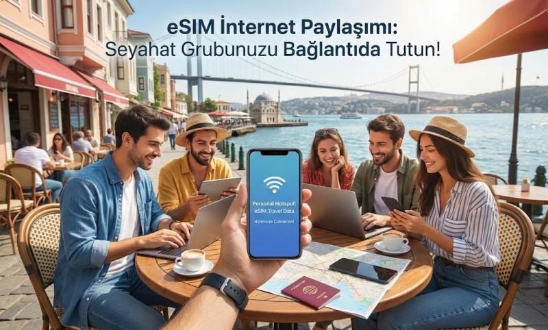 eSIM İnternet Paylaşımı: Seyahat Grubunuzu Bağlantıda Tutmanın Sırları