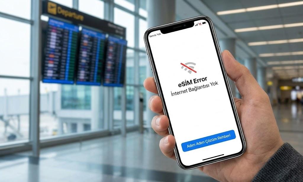 eSIM'de "Servis Yok" veya İnternet Yok mu? Adım Adım Çözüm Rehberi