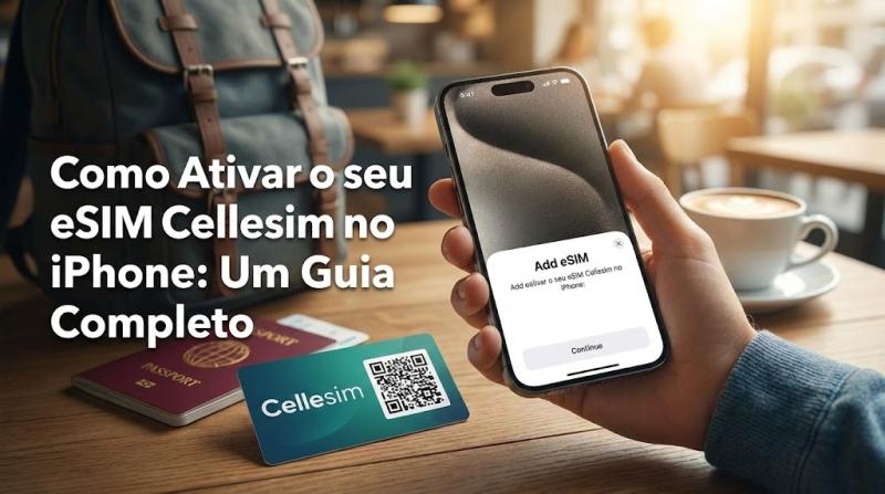 Como Ativar o seu eSIM Cellesim no iPhone: Um Guia Completo