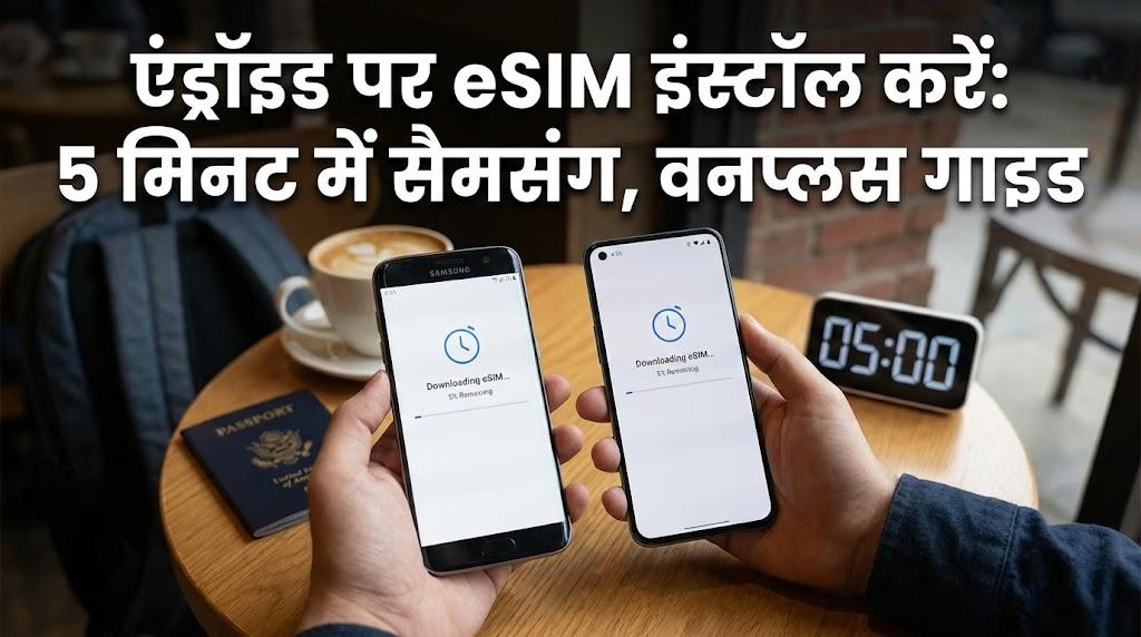 एंड्रॉइड पर eSIM इंस्टॉल करें: 5 मिनट में सैमसंग, वनप्लस गाइड