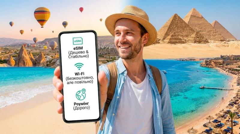 Дешевий інтернет у Туреччині та Єгипті: Чому eSIM краще за Wi-Fi та роумінг?