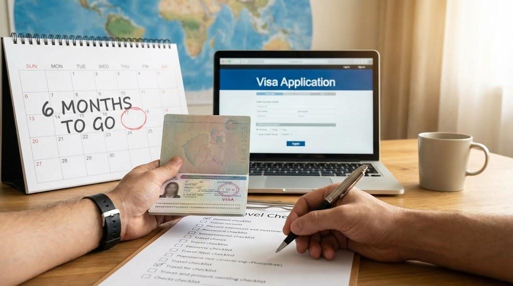 Die ultimative Reisepass & Visum Checkliste: Was Sie 6 Monate vor Abflug tun müssen