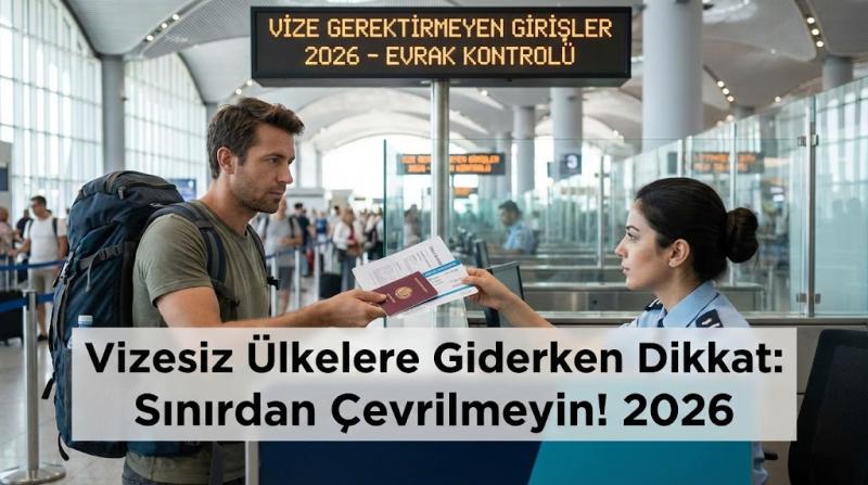 Vizesiz Ülkelere Giderken Dikkat Etmeniz Gerekenler: Sınırdan Çevrilmeyin! 2026