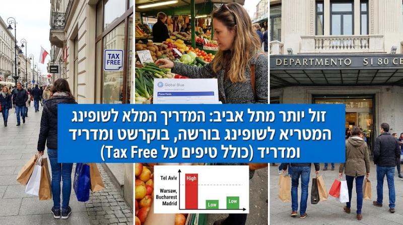 זול יותר מתל אביב: המדריך המלא לשופינג בורשה, בוקרשט ומדריד (כולל טיפים על Tax Free)