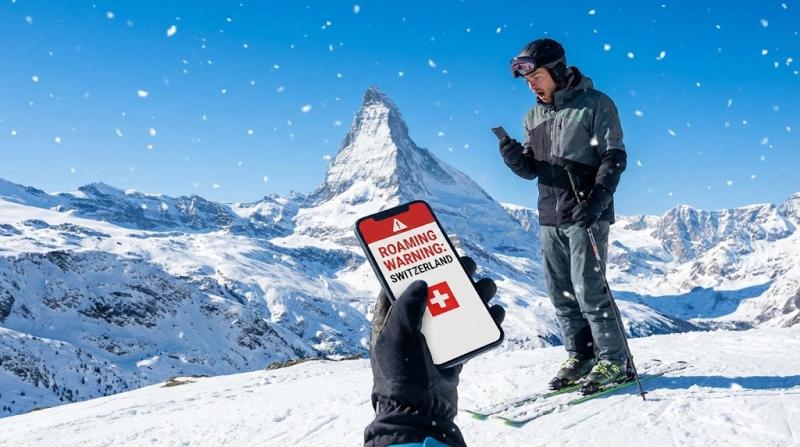 Skidresa till Alperna? Se upp för Roamingfällan i Schweiz