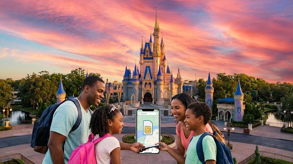 Guia Disney e Orlando 2026: Como Ter Internet nos Parques sem Pagar Roaming Caro