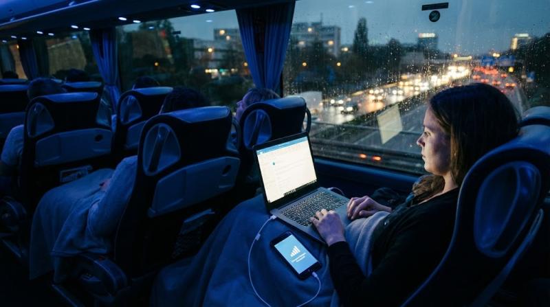Автобусом до Європи: Ваш гід по стабільному інтернету від Львова до Берліна