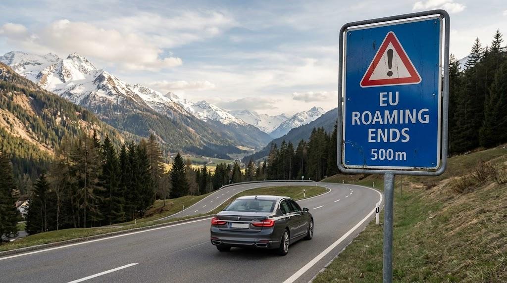 Kjører du gjennom Sveits? Husk at “Roam Like Home” IKKE gjelder her!