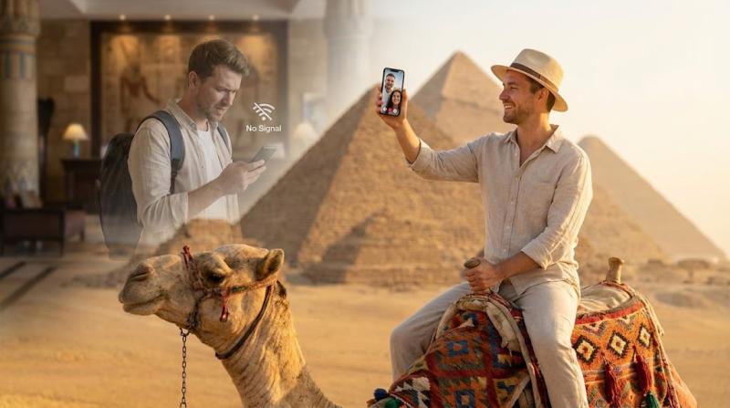 De ce Wi-Fi-ul din Egipt nu este suficient: Ghidul tău pentru internet mobil în 2026