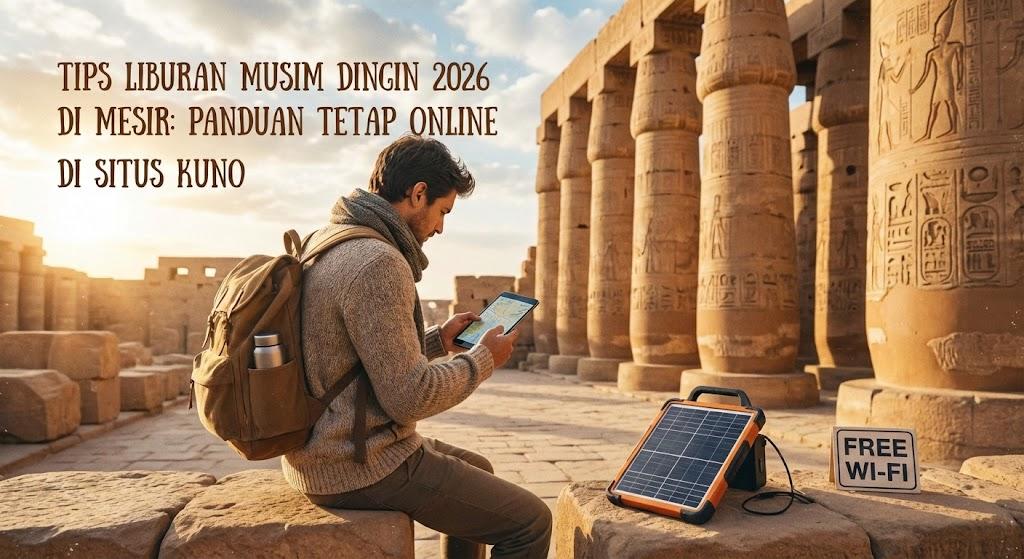 Tips Liburan Musim Dingin 2026 di Mesir: Panduan Tetap Online di Situs Kuno