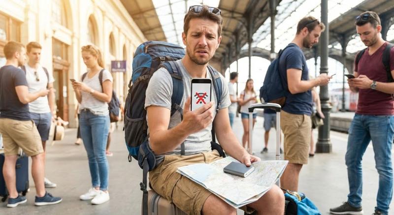 ماذا تفعل إذا انقطع الإنترنت فجأة أثناء السفر؟ حلول فورية وخطوات وقائية