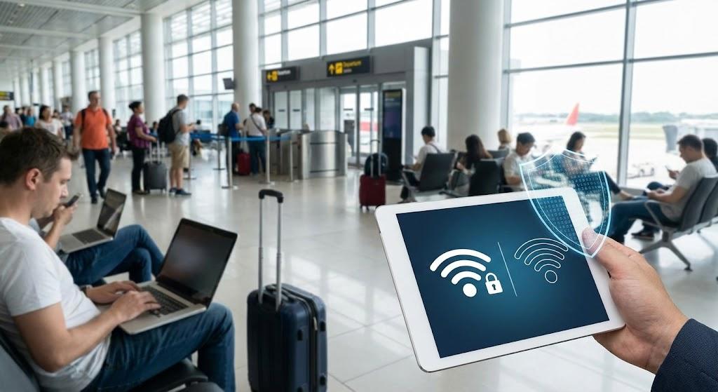 ¿Es Seguro Usar el WiFi Público del Aeropuerto? Guía de Protección para Viajeros