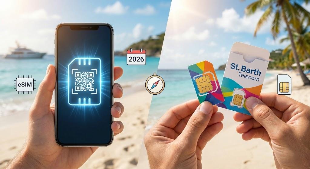 eSIM ou SIM Locale à Saint-Barth : Le Guide Complet pour 2026