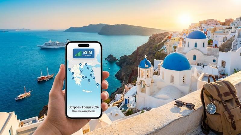 Острови Греції 2026: Ваш повний eSIM-гід для ідеальної подорожі