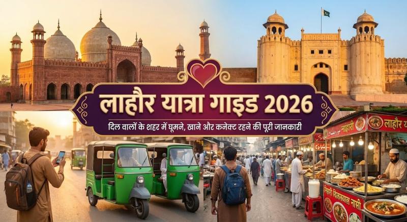 लाहौर यात्रा गाइड 2026: दिल वालों के शहर में घूमने, खाने और कनेक्ट रहने की पूरी जानकारी