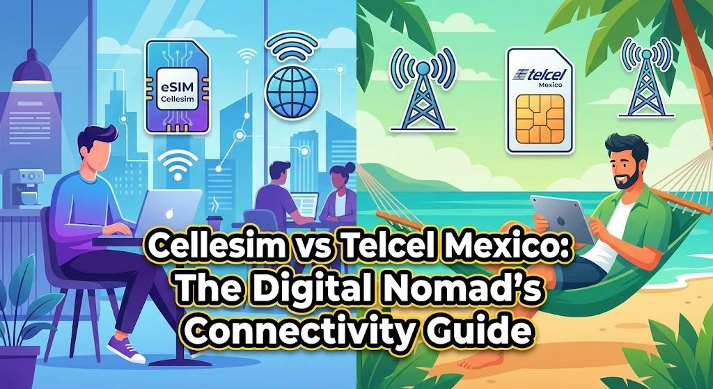 Cellesim vs Telcel Mexico: The Digital Nomad's Connectivity Guide