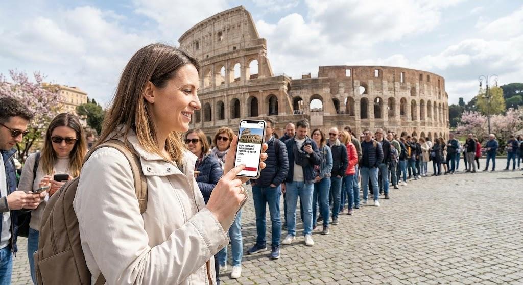 Påskeferie i Rom: Din Smartphone Er Nøglen til at Springe Køen Over