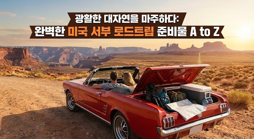 광활한 대자연을 마주하다: 완벽한 미국 서부 로드트립 준비물 A to Z