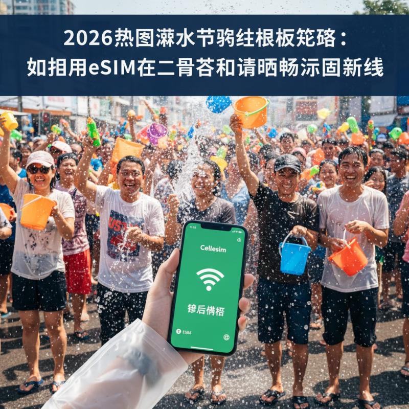 2026泰国泼水节终极网络攻略：如何用eSIM在曼谷和清迈畅玩不断线