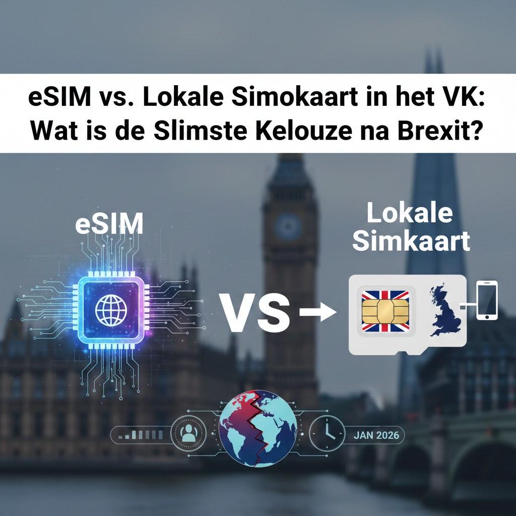 eSIM vs. Lokale Simkaart in het VK: Wat is de Slimste Keuze na Brexit?