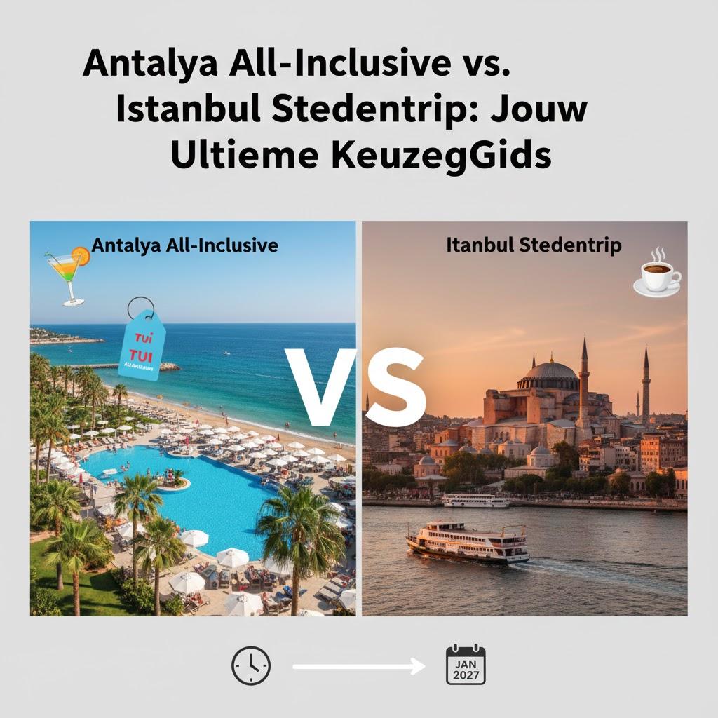 Antalya All-Inclusive vs. Istanbul Stedentrip: Jouw Ultieme Keuzegids