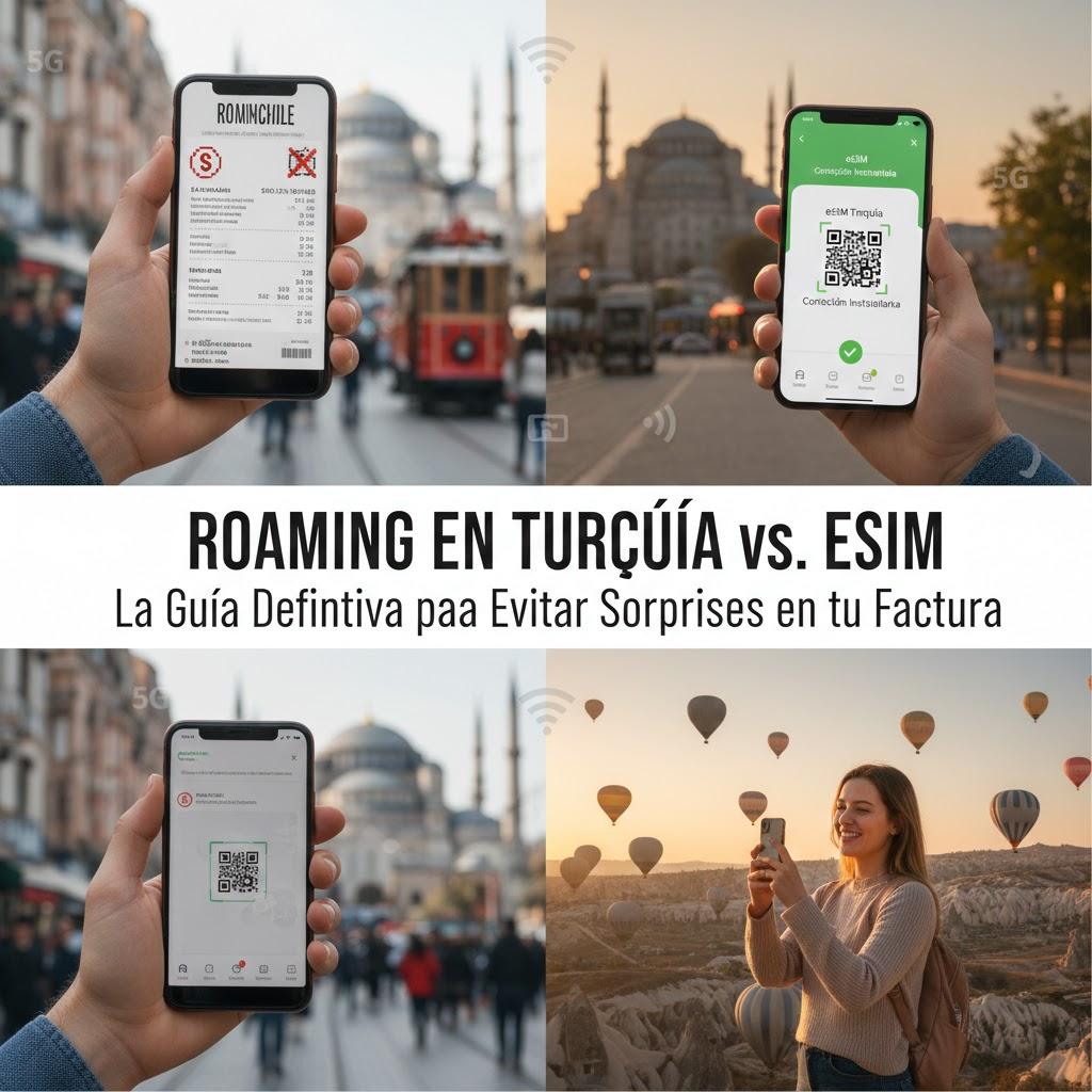 Roaming en Turquía vs. eSIM: La Guía Definitiva para Evitar Sorpresas en tu Factura