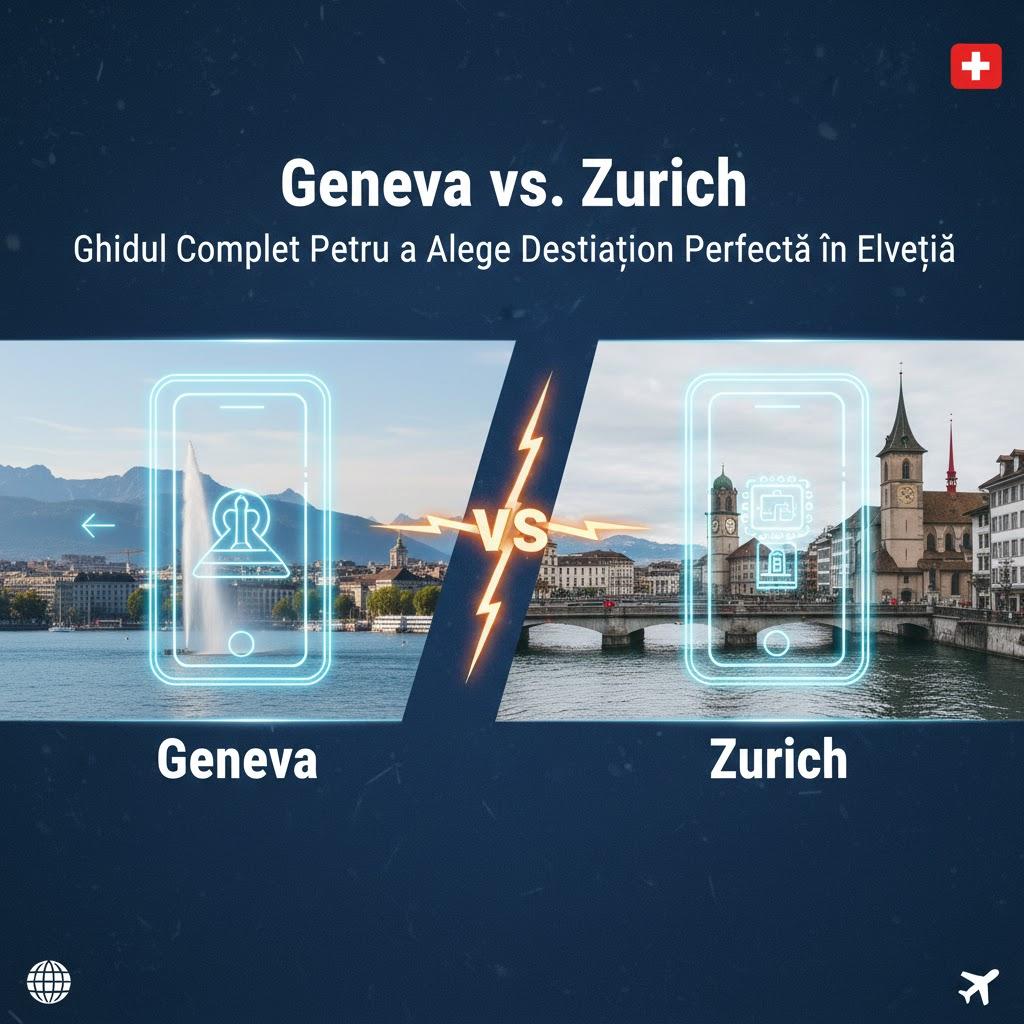Geneva vs. Zurich: Ghidul Complet Pentru a Alege Destinația Perfectă în Elveția