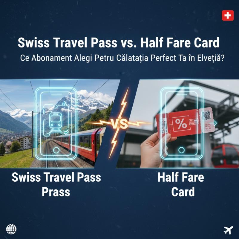 Swiss Travel Pass vs. Half Fare Card: Ce Abonament Alegi Pentru Călătoria Ta în Elveția?