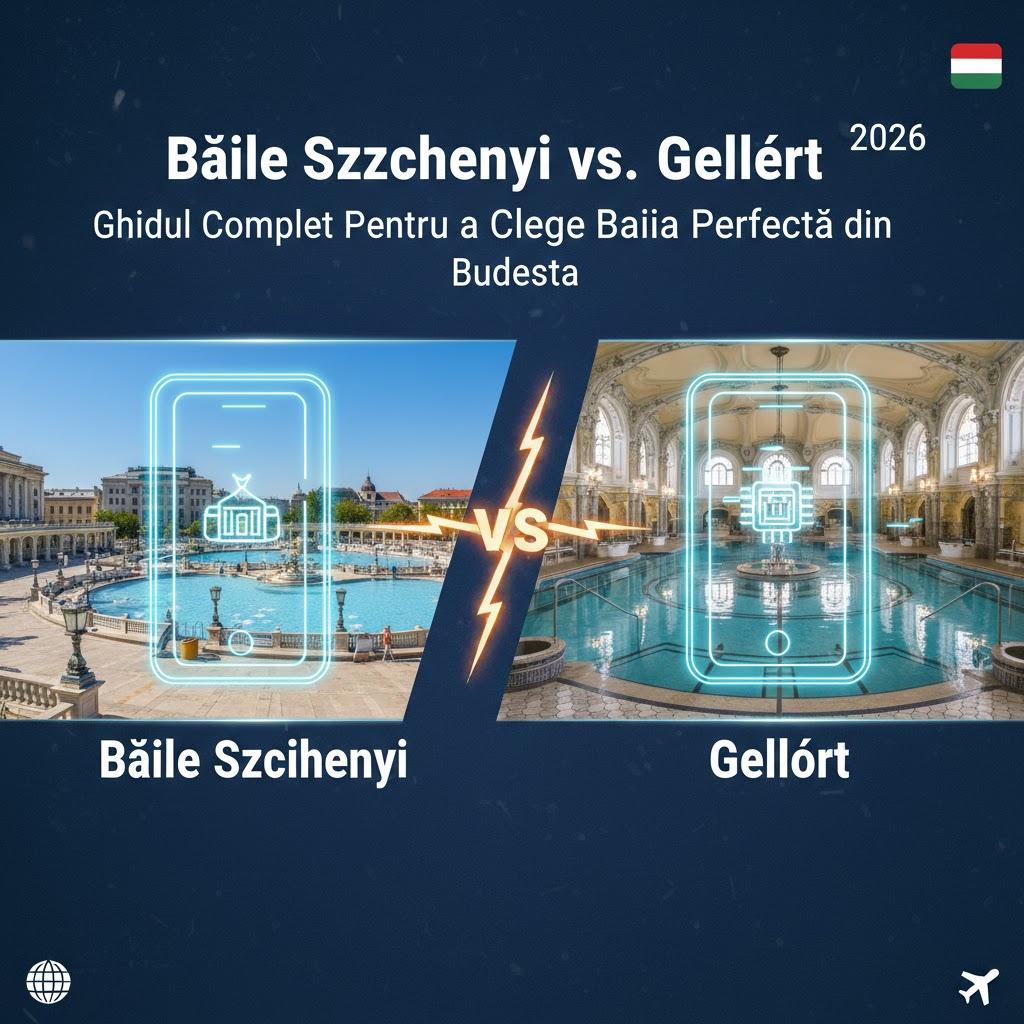 Băile Szechenyi vs. Gellért: Ghidul Complet Pentru a Alege Baia Perfectă din Budapesta
