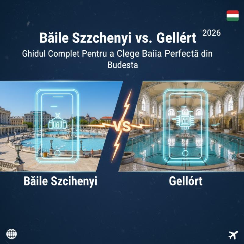 Băile Szechenyi vs. Gellért: Ghidul Complet Pentru a Alege Baia Perfectă din Budapesta