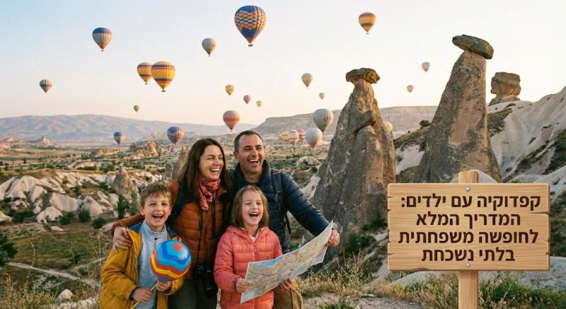 קפדוקיה עם ילדים: המדריך המלא לחופשה משפחתית בלתי נשכחת