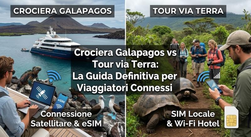 Crociera Galapagos vs Tour via Terra: La Guida Definitiva per Viaggiatori Connessi