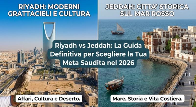 Riyadh vs Jeddah: La Guida Definitiva per Scegliere la Tua Meta Saudita nel 2026