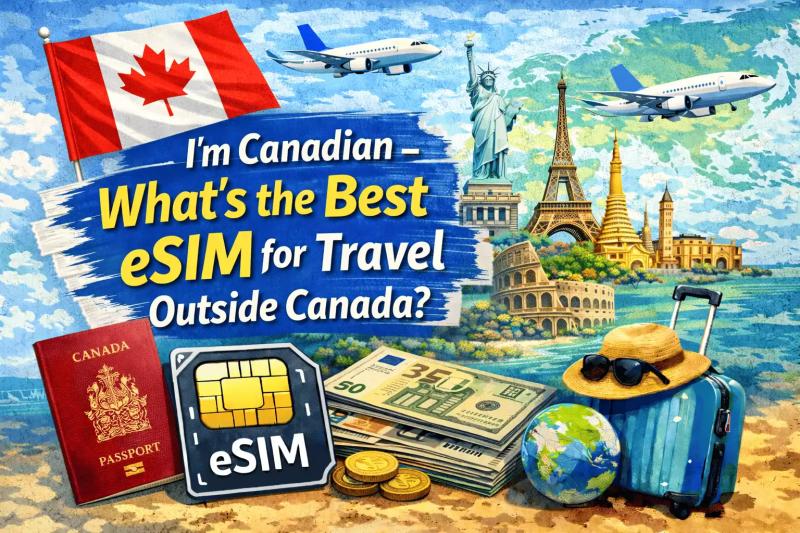 I'm Canadian – What's the Best eSIM for Travel Outside Canada?