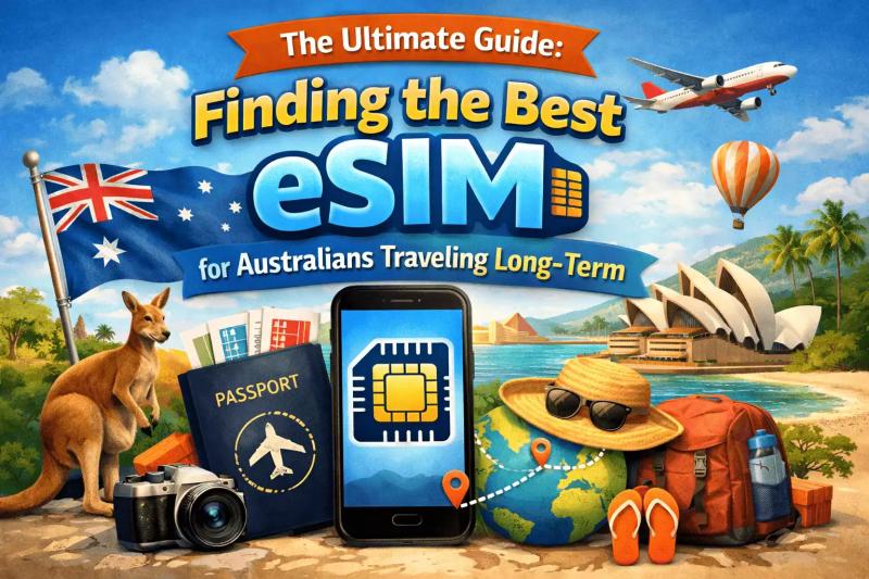 The Ultimate Guide: Finding the Best eSIM for Australians Traveling Long-Term