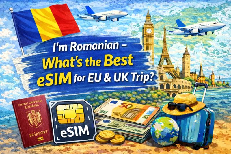 I’m Romanian – What’s the Best eSIM for My EU & UK Trip?