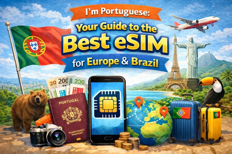 I’m Portuguese: Your Guide to the Best eSIM for Europe & Brazil