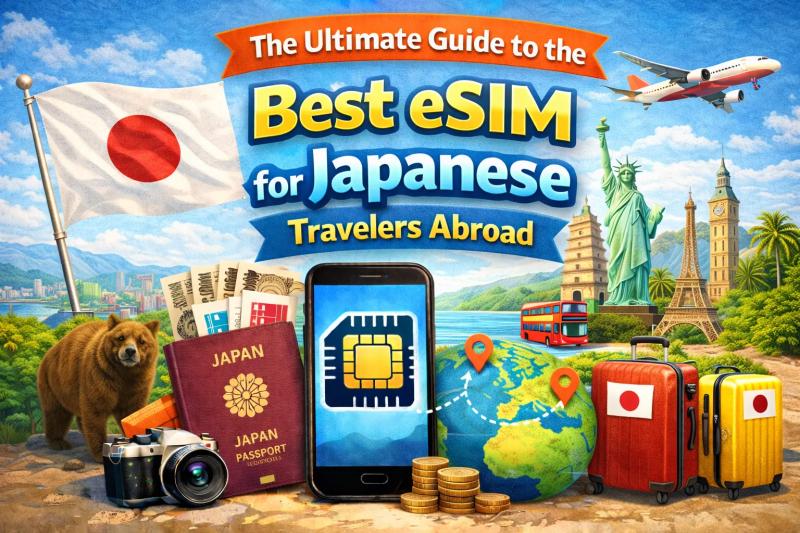 The Ultimate Guide to the Best eSIM for Japanese Travelers Abroad
