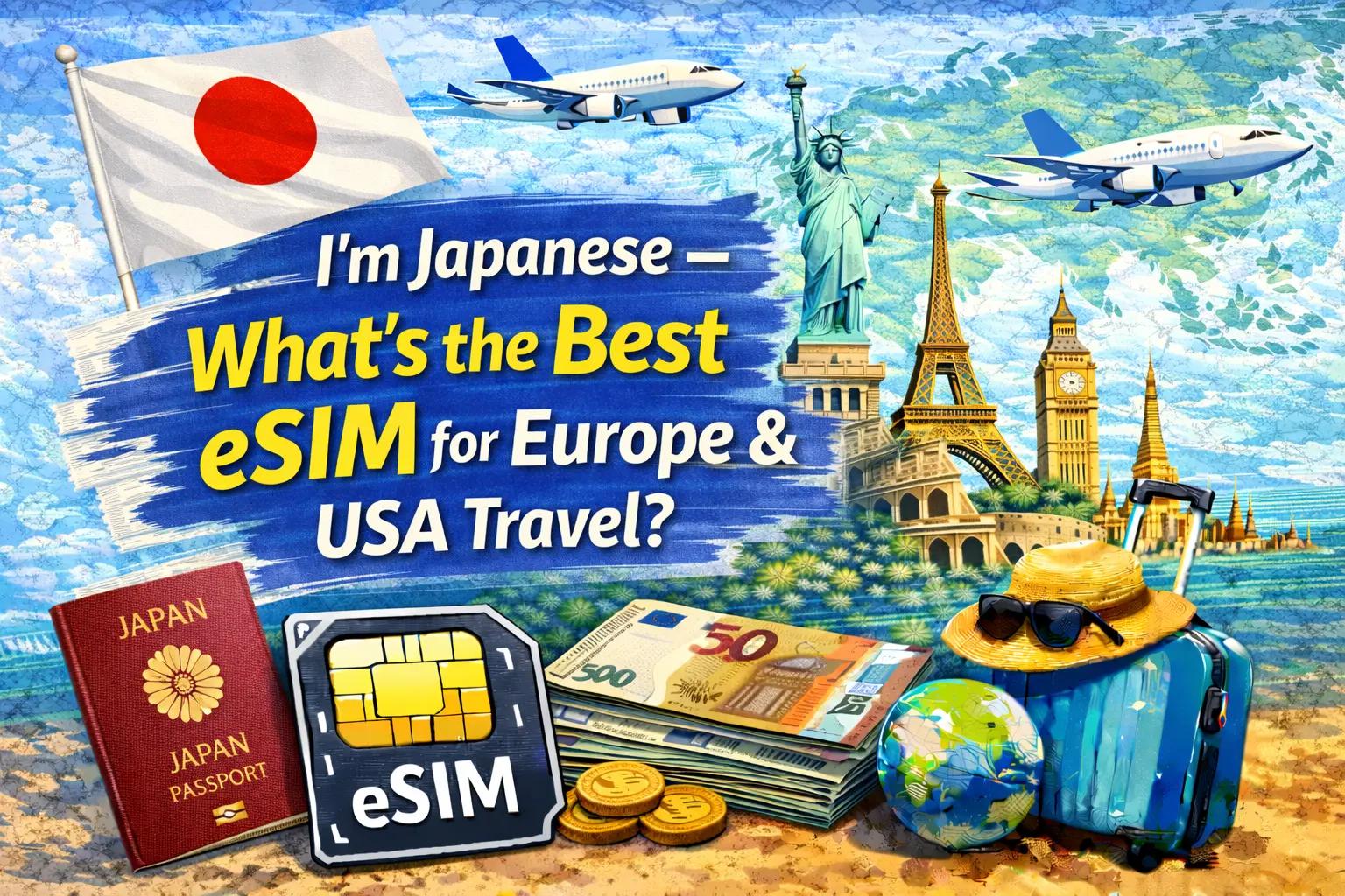 I’m Japanese – What’s the Best eSIM for Europe & USA Travel?