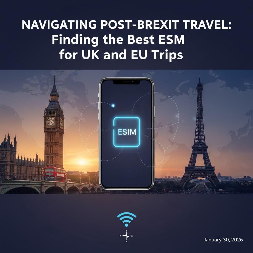 Navigating Post-Brexit Travel: Finding the Best eSIM for UK and EU Trips