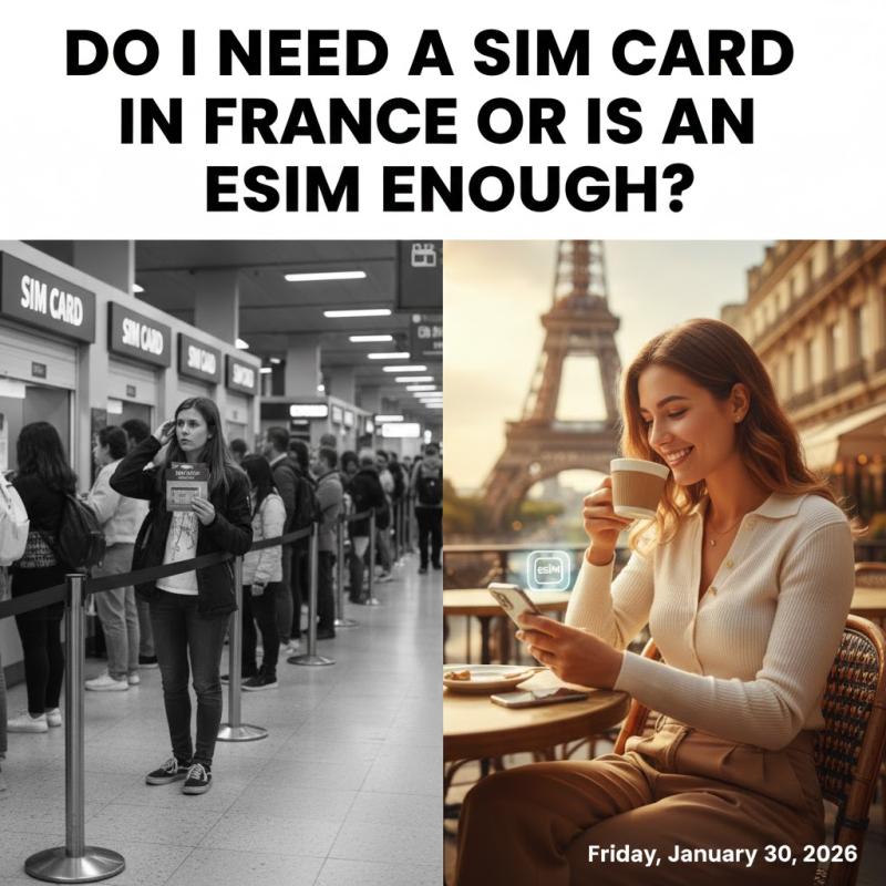 Do I Need a SIM Card in France or Is an eSIM Enough?