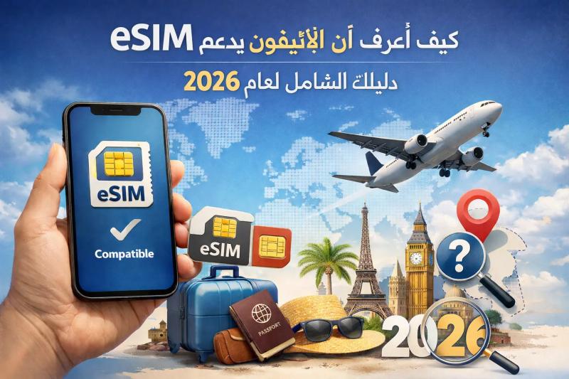 كيف أعرف أن الآيفون يدعم eSIM؟ دليلك الشامل لعام 2026