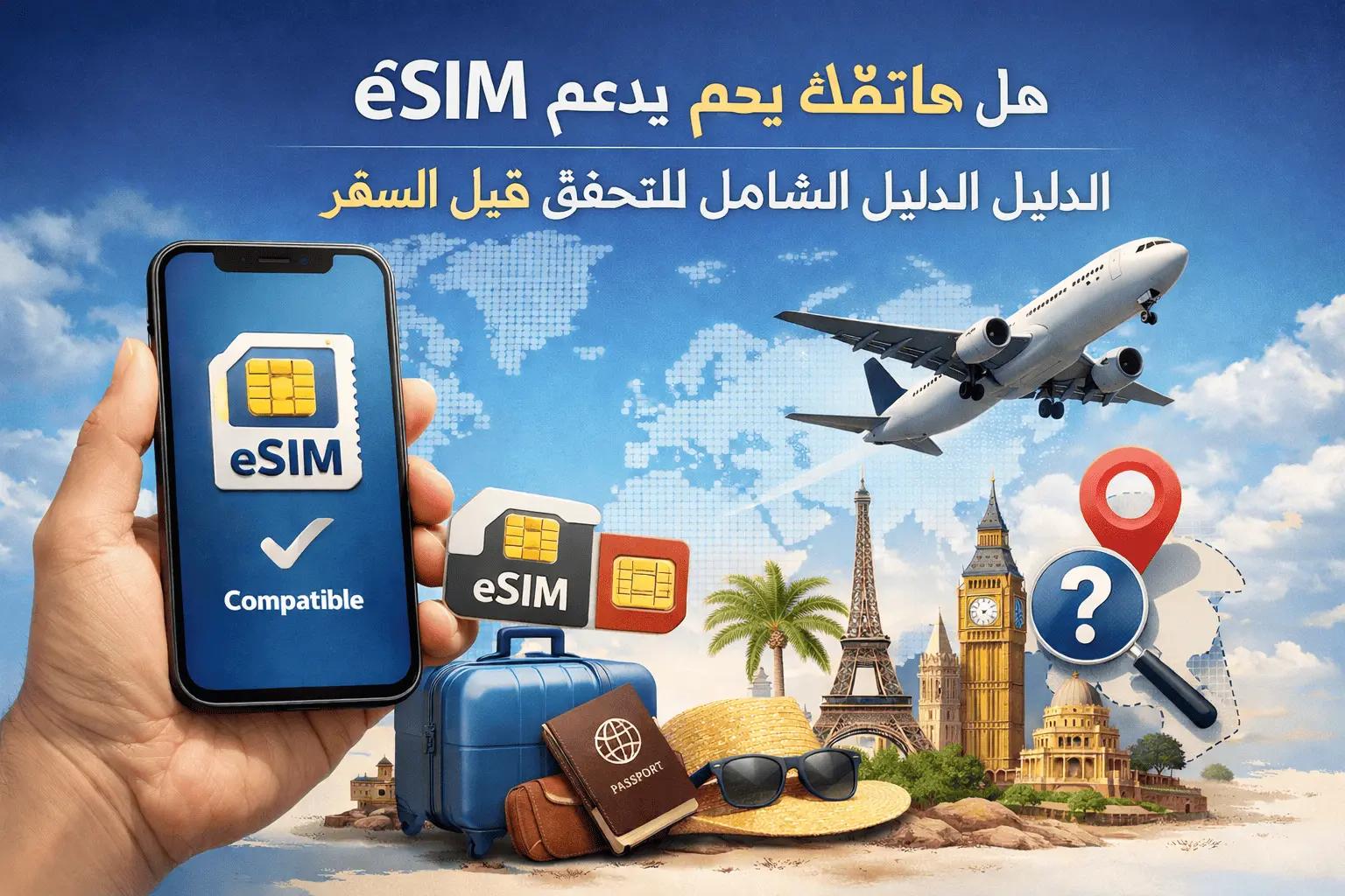 هل هاتفي يدعم eSIM؟ الدليل الشامل للتحقق قبل السفر