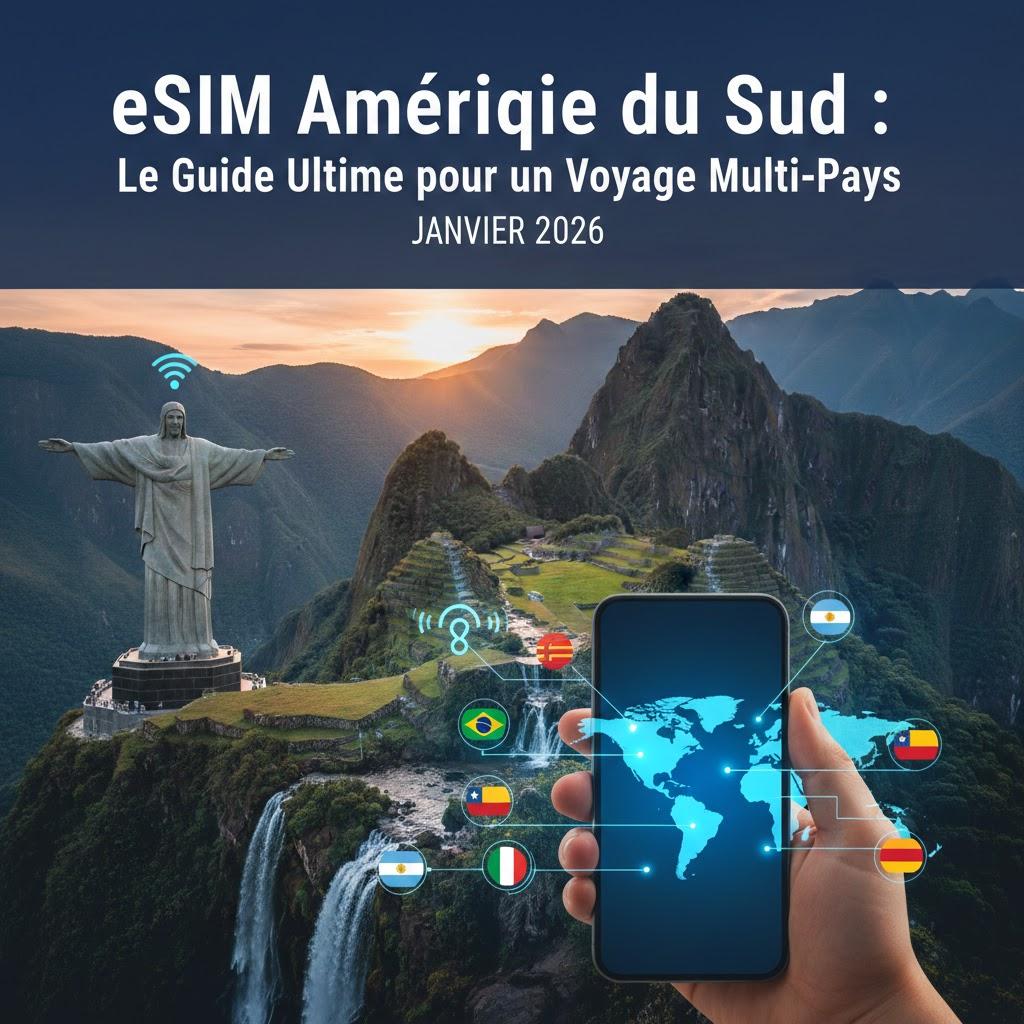 eSIM Amérique du Sud : Le Guide Ultime pour un Voyage Multi-Pays