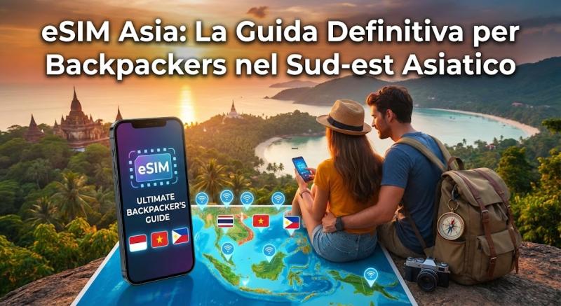 eSIM Asia: La Guida Definitiva per Backpackers nel Sud-est Asiatico