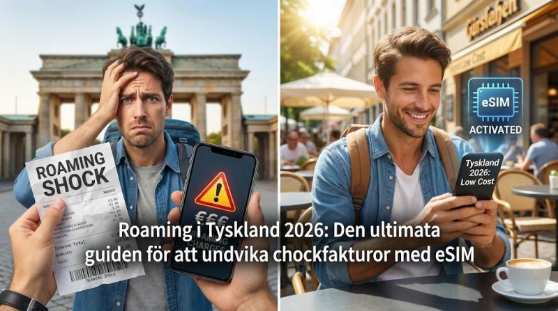 Roaming i Tyskland 2026: Den ultimata guiden för att undvika chockfakturor med eSIM
