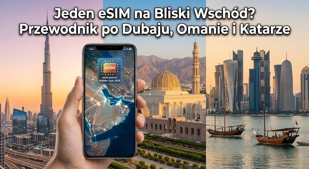 Jeden eSIM na Bliski Wschód? Przewodnik po Dubaju, Omanie i Katarze